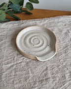 White Ceramic Spoon Rest