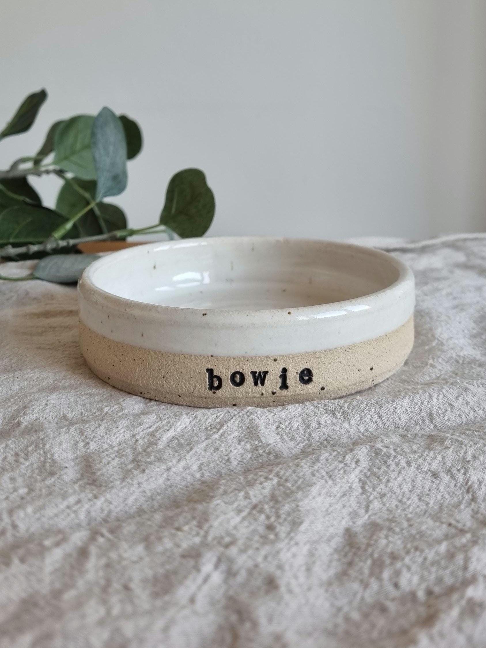 Personalised Ceramic Cat Bowls **Made to Order**