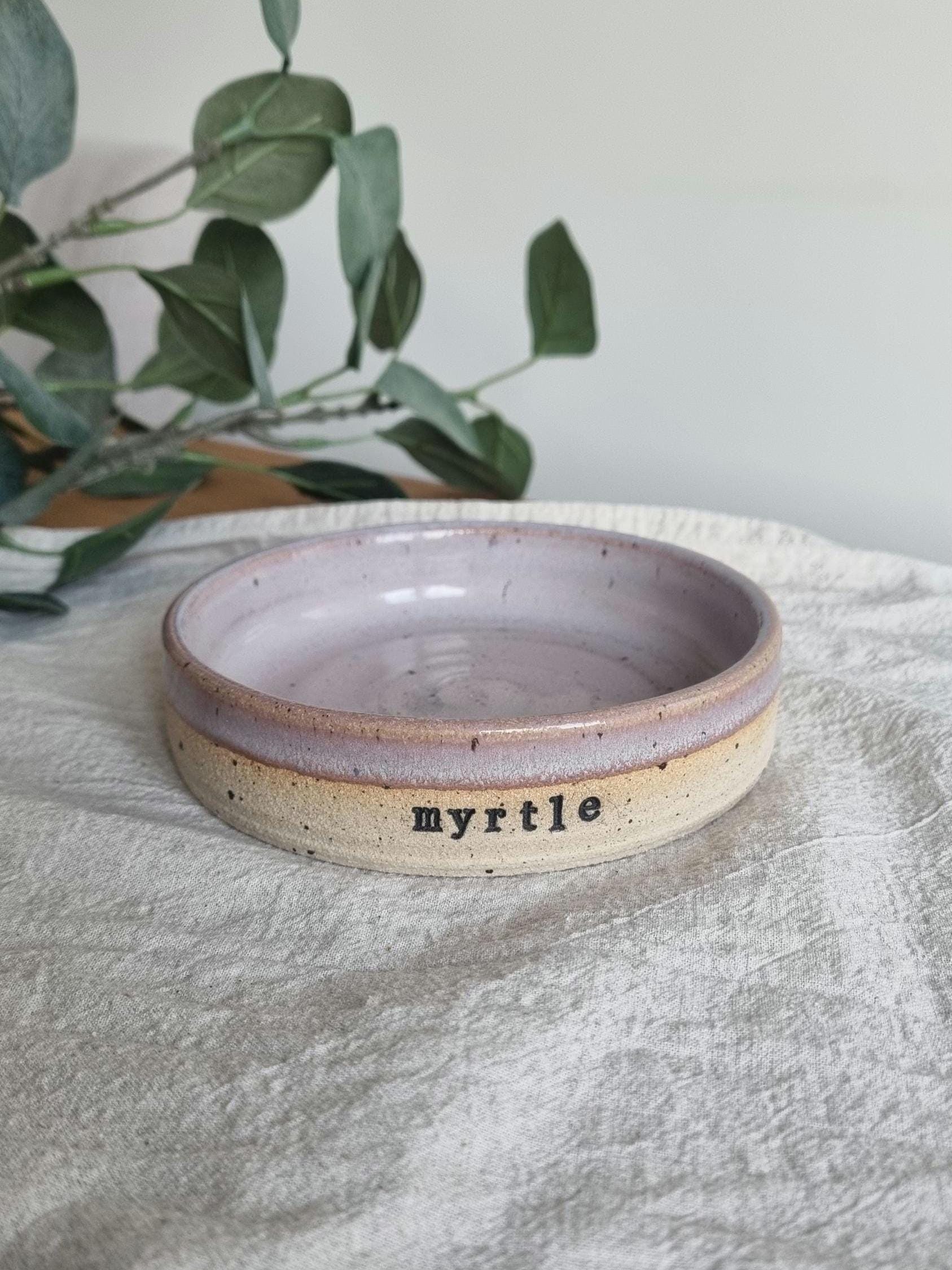 Personalised Ceramic Cat Bowls **Made to Order**