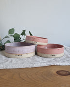 Personalised Ceramic Dog Bowls **Made to Order**
