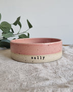 Personalised Ceramic Dog Bowls **Made to Order**