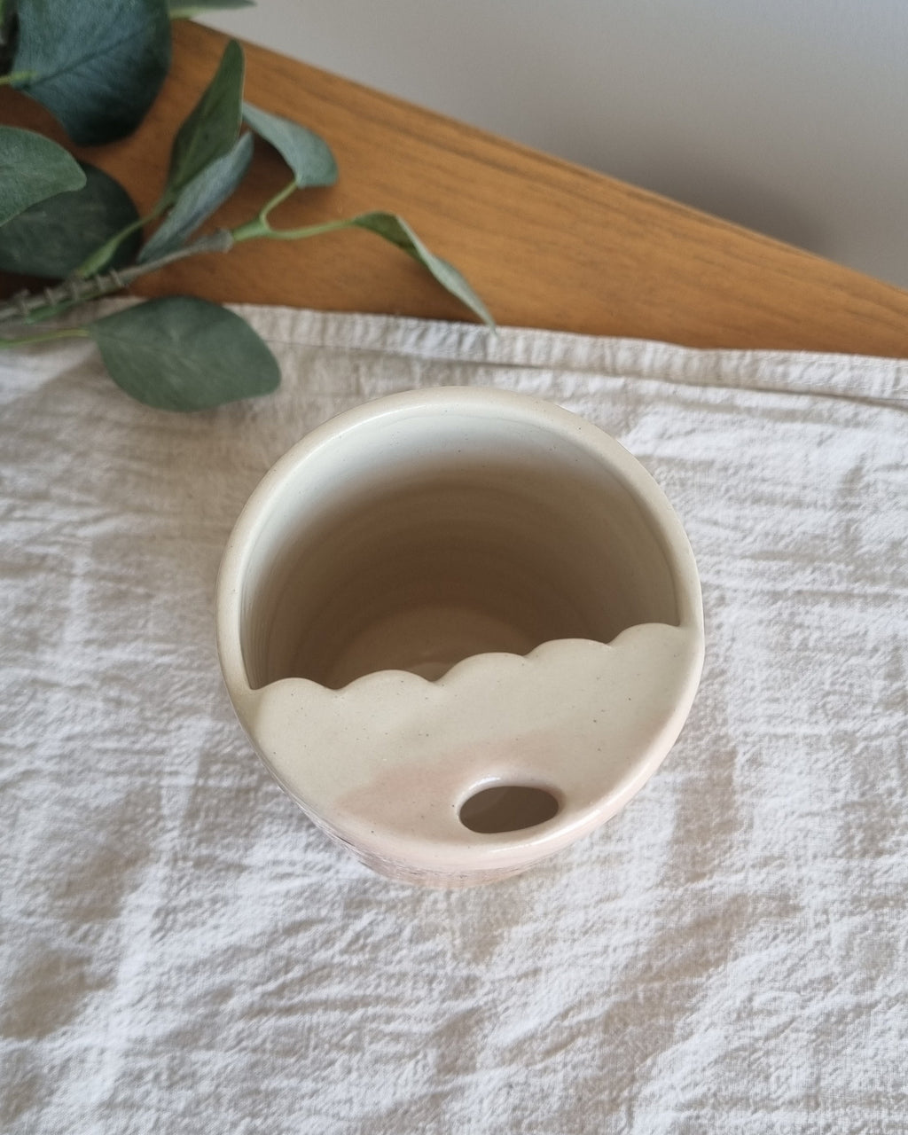 Pink Sunset Ceramic Travel To-Go Mug