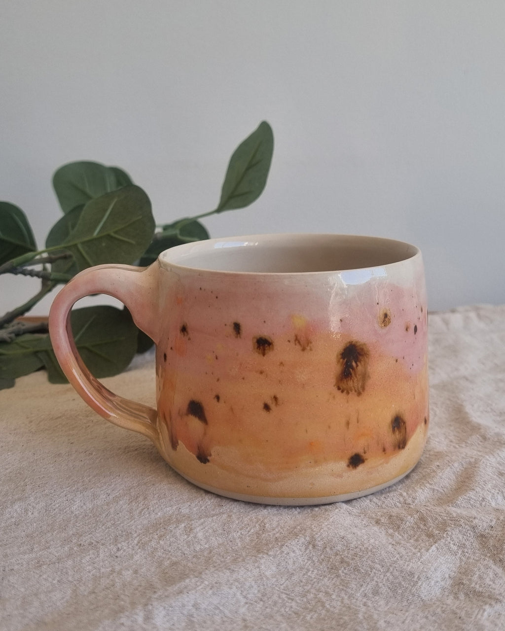 Pink Sunset Handmade Ceramic Mug