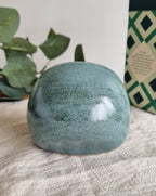 Handmade Ceramic Salt Pig in Satin Blue